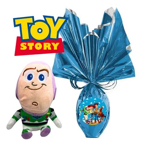 Ovo Do Toy Story Personagem - Kit Ovo De Páscoa + Pelúcia Toy Story Buzz Lightyear 250g | Frete grátis