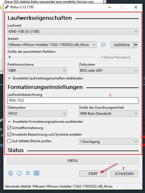 Creating A Vmware Esxi X Install Usb Stick