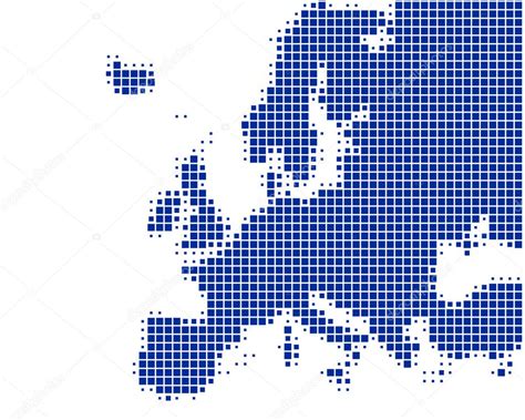 Mapa De Europa Vector De Stock Por Rbiedermann