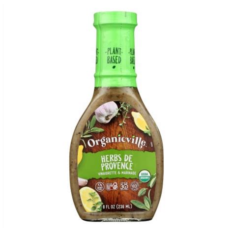 Organicville Herbs De Provence Vinaigrette Salad Dressing Ct Fl