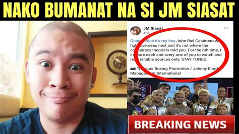 BREAKING JM SIASAT NAG INGAY LABAN NI CASIMERO BINAHAGI SILOS ANG MGA