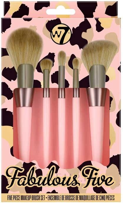 Set Pinceau De Maquillage5pcs W7 Fabulous Five Makeupfr