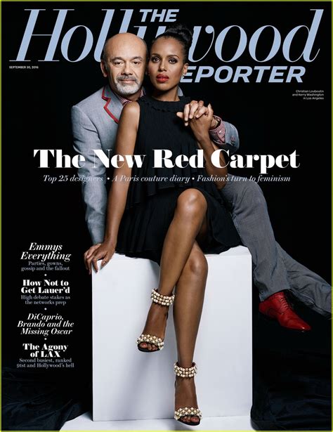 Kerry Washington Celebrates Christian Louboutin & THR's Top Red Carpet ...