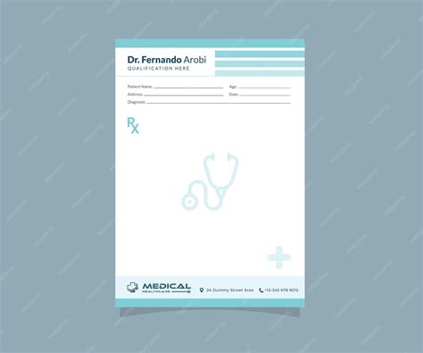 Receta Medica En Blanco 3