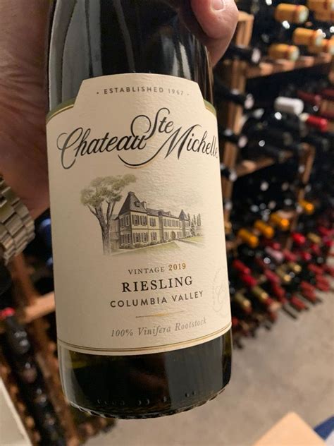 2019 Chateau Ste Michelle Riesling Chateau Ste Michelle Usa