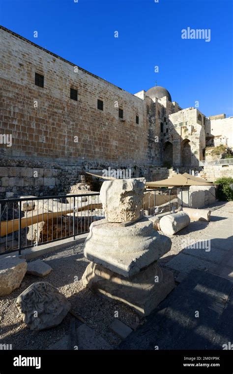 The Jerusalem Archaeological Park Near The Dung Gate In The Old City Of