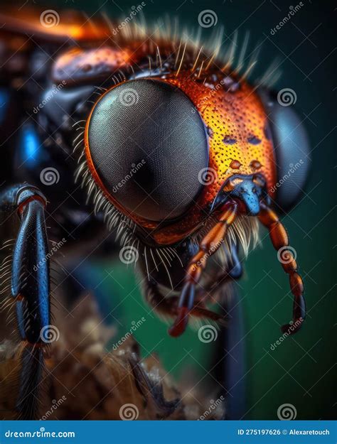 Extremely Clear and Detailed Image of the Head of an Unknown Insect ...