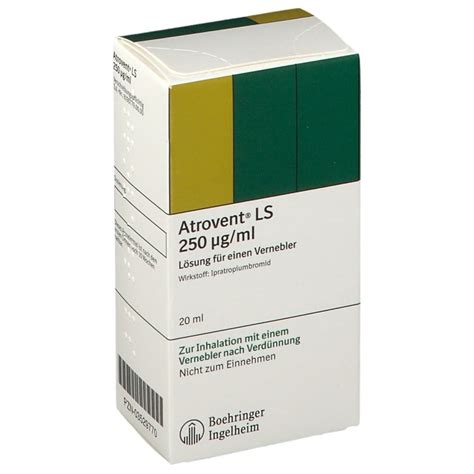 Atrovent® Ls 250 µgml 20 Ml Mit Dem E Rezept Kaufen Shop Apotheke