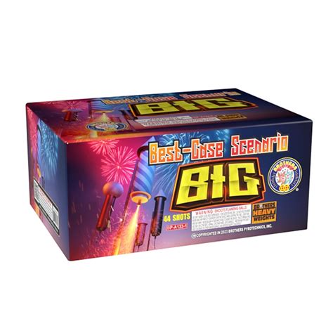 Bp A133 1 Best Case Scenario Big 500g Cake Fireworks Rocket Fireworks