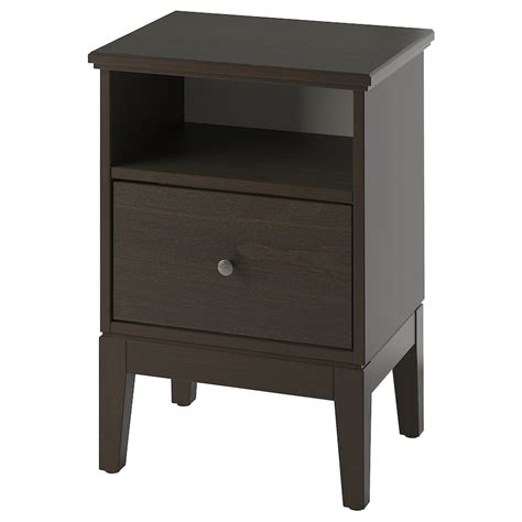 IdanÄs Nightstand Dark Brown Stained 1812x1534 Ikea