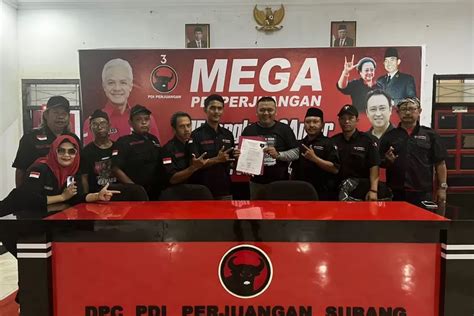 Berkunjung Ke Pdi Perjuangan Subang Orang Saga Siap Menangkan