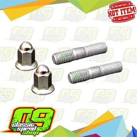 Jual Baut Tanam Plus Mur Knalpot Drat Krom Original Gl Pro Cb