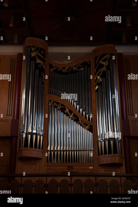 organ in church Stock Photo - Alamy