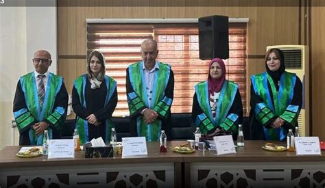 مشاركة تدريسيان من كليتنا في لجنة مناقشة رسالة ماجستير في جامعة دهوك كلية الزراعة الغابات