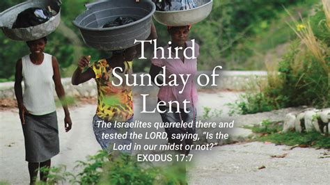 Third Sunday of Lent | Maryknoll Office for Global Concerns