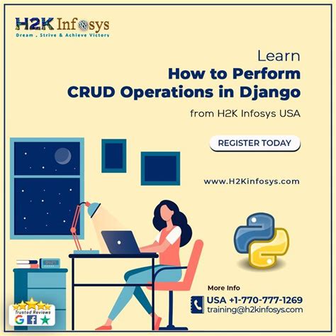 Learn How To Perform Crud Operations In Django Online Training Train