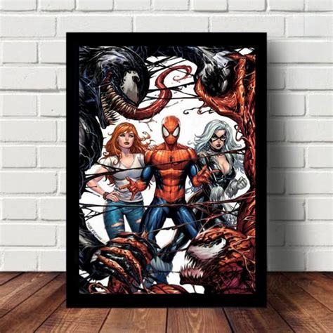 Quadro Decorativo Homem Aranha Heróis Marvel Elo7