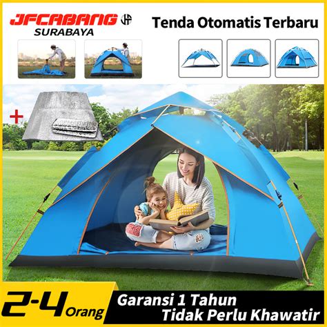 Jual Tenda Camping 5 8 Orang 3 8 2 6 2M Orang Lipat Portable Waterproof