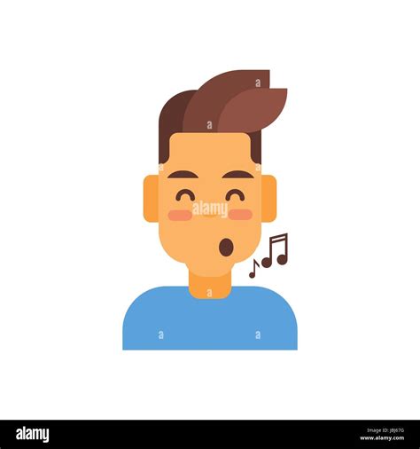 Profile Icon Male Emotion Avatar, Man Cartoon Portrait Happy Smiling ...