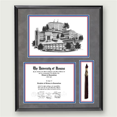 Alumni Artwork Diploma And Tassel Frame