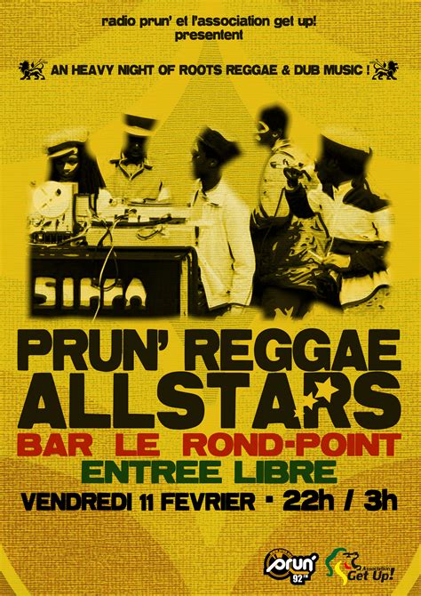 Prun Reggae Allstarsprochaine Dition En Image Aka Musical Graphism