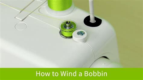 How To Wind The Bobbin On The Baby Lock Zest Youtube