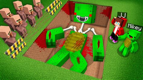 Jj And Mikey Found Scary Buried Mikeys Body In Minecraft Survive