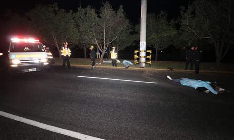 Tres En Moto Se Estrellan Contra Un Poste Y Los Tres Murieron