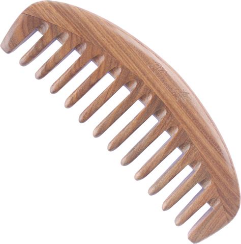 Amazon Breezelike Sandalwood Hair Comb No Static Handmade Wide