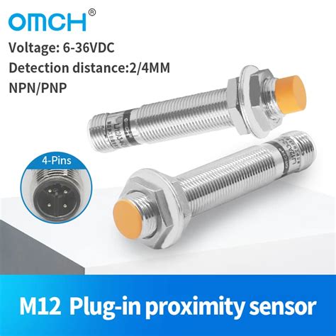 OMCH Sensor De Proximidad Inductivo Serie LJ12A3 IP65 M12 NPN PNP DC10