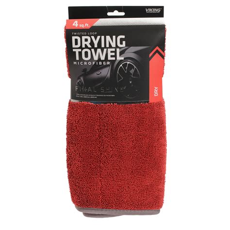 Twisted Loop Microfiber Drying Towel