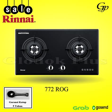 Jual Rinnai RB 772RO G Kompor Gas Tanam 772 ROG 2 Tungku RB772ROG