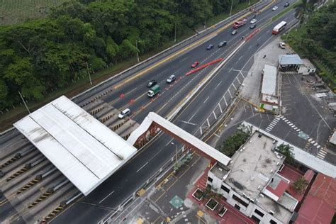 Tránsito detenido en Autopista Palín Escuintla desde un dron