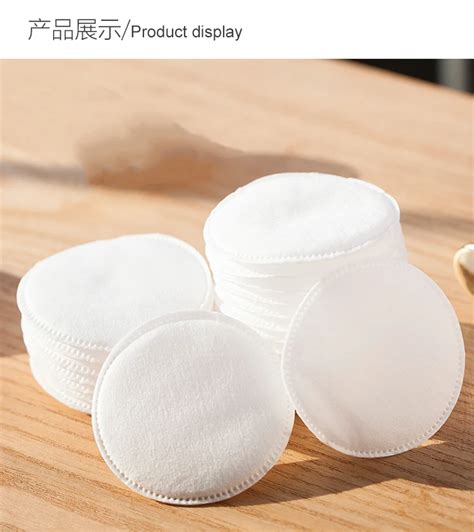 80pcs Facial Round Cotton Pads Natural Face Cleansing Pads Cotton Wipes Makeup Remover Cotton