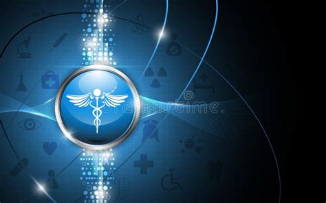 Pharmacy Logo Medical Concept Abstract Background Stock Illustration ...