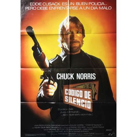 CODE OF SILENCE Movie Poster 29x40 in.