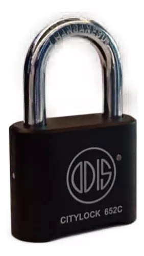 Candado Clave Combinación 52mm Citylock Odis Negro Stylelock Cuotas