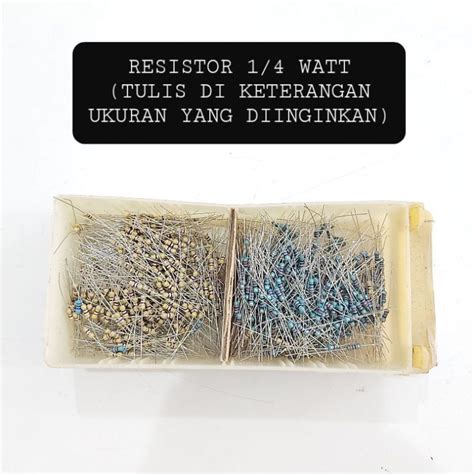 Jual Resistor Tahanan Watt Berbagai Ukuran Shopee Indonesia