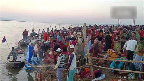 Agency News Devotees Take Holy Dip In River Ganga In Varanasi On