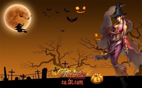 Vintage Halloween Pin Up Wallpapers Wallpaper Cave