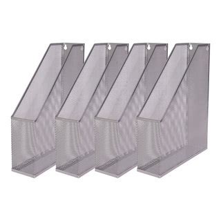 Ybm Home Silver Mesh Wall Mount File Holder X X Pack