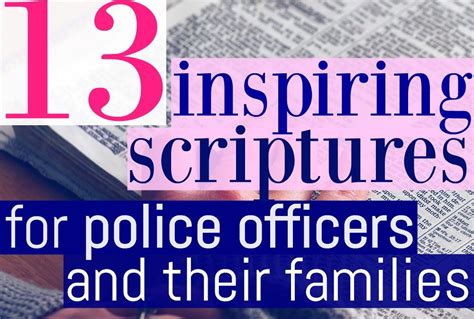 Inspiring Scriptures For Police Officers Artofit