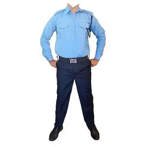 Filafil And Poly Cotton Regular Fit Mens Security Guard Uniform At Rs