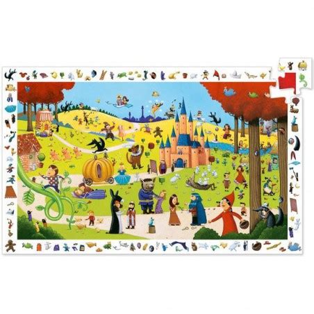 Puzzle observation Les contes 54 pièces Jeux classiques Jeux de