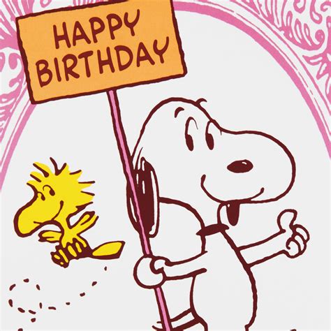 Peanuts® Snoopy and Woodstock Sweet Daughter Funny Birthday Card ...