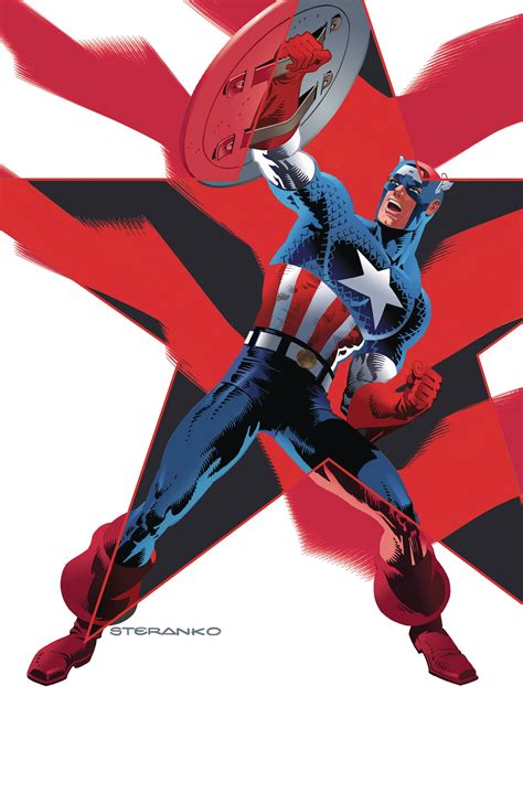 Steranko Jim Steranko Captain America Comic Books Art