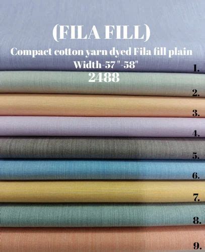 Same As The Picture Fila Fill Compact Yarn Dyed Fila Fill Plain