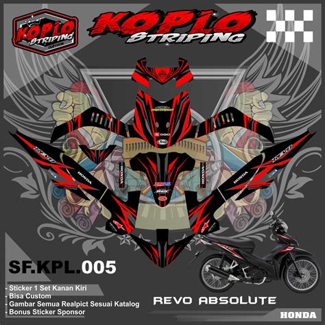 Jual Stiker Decal Full Body Motor Honda Revo Absolute Sticker Decal