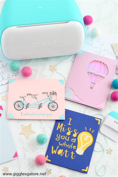 How to Make Cards with Cricut Joy - Giggles Galore