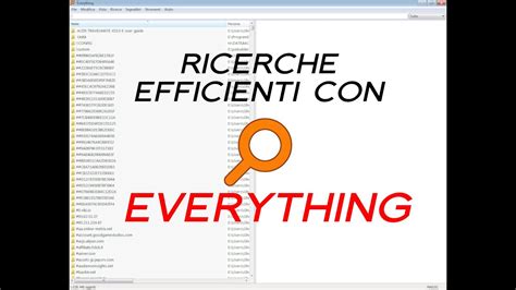 Il programma più potente per le tue ricerche su Windows Everything